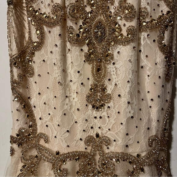 NWT Social Apparel Fiesta Sequined Gown Maxi Size XS - Picture 7 of 14